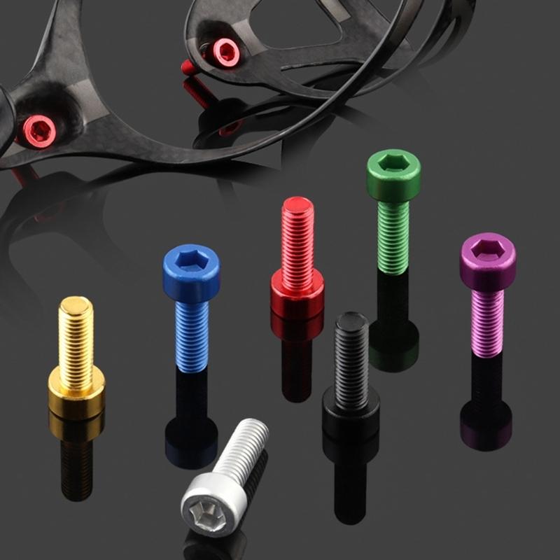 4pcs Road Bike Water Bottles Cage Bolt Bike Water Holder Fixed Screw Air Pumps Brackets Bolt Accessories