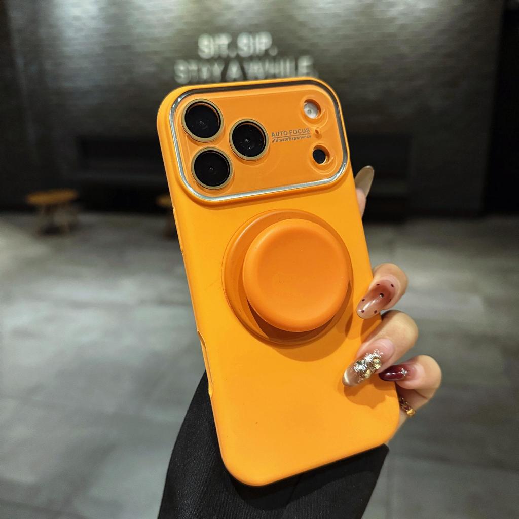 Magnetic Protective Case with Stand for iPhone 17 Pro Max - Apple 16 Liquid, Large Window, Candy Color