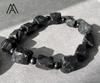 Amazing Jewelry Black Iron Rough Column Charm Bracelet Masculine Protection Amulet Classic Style Spacer Made in China