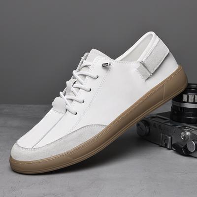 Genuine Leather Men's Shoes Spring Summer Tenis Masculino Breathable Casual Board Shoes New Fashion Comfy Male Sneakers Hot Sale