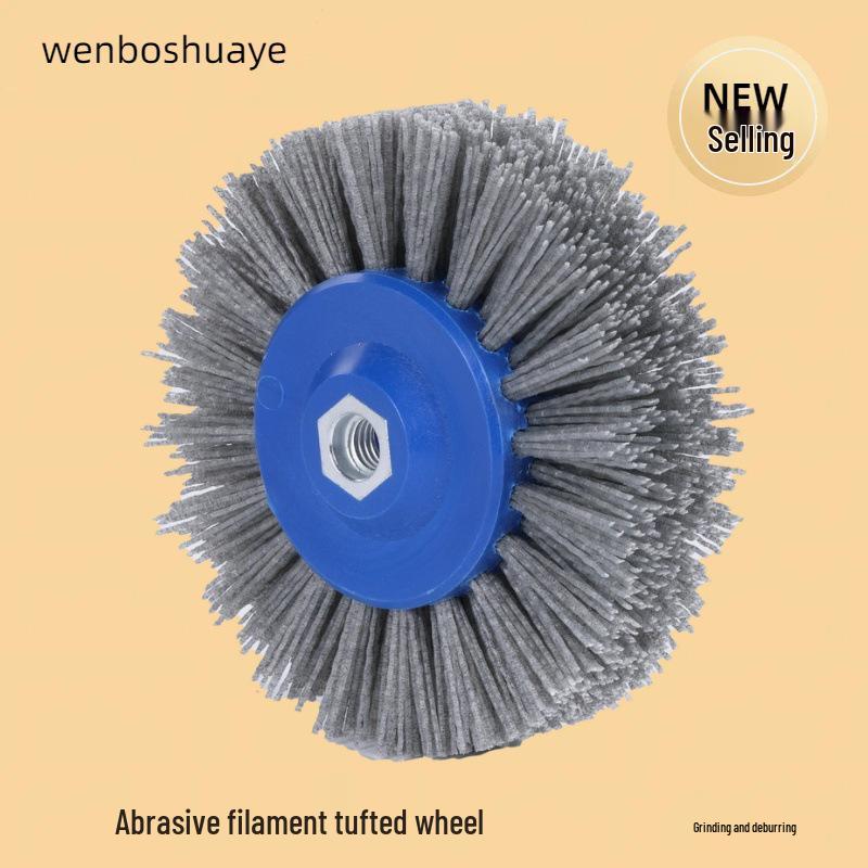 Blaues Core M14 getuftetes Schleiffilament-Rad für Schleifen, Entgraten und Polieren