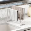 Vertical Dish Rag Storage Rack Save Space Hand Towel Drain Stand Dishrag Organizer  Kitchen Sink