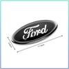 Bil Bakre Bagageutrymme Logotyp Emblem Klistermärke 11,5x4,5cm Ersättning för Ford Ranger Escape Mondeo Fusion Fiesta Kuga Edge Focus Mustang Biltillbehör