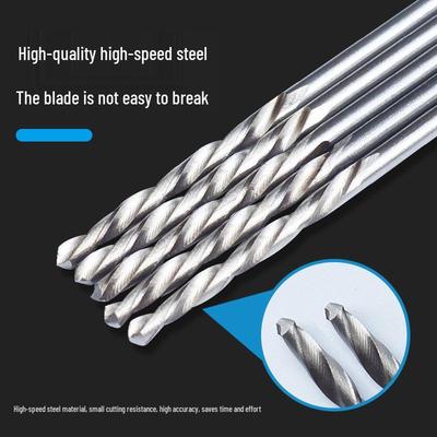 Mini Drill Bits Set: 0.5-2.5mm Straight Shank, Pearl & Bead Twist Drills (0.8-1.5mm)