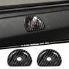 Interior Door Lock Pin Trim Cover Decor For Dodge Challenger 09-14 Carbon Fiber