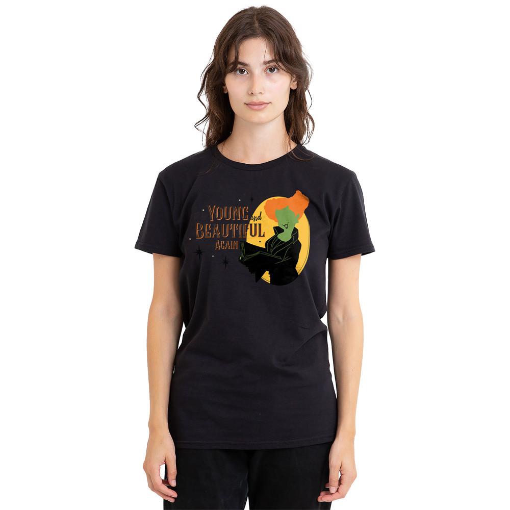 Hocus Pocus Winifred Young And Beautiful Again T-Shirt S-2XL, Black Unisex T-Shirt S