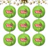 Plush Furry Christmas Ball Lime Green 6cm Christmas Tree Decoration Ball DIY with Bow Christmas Hanging Decorations New Year