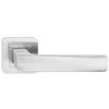 Ibiza Door Handle Brushed Nickel Zibzn