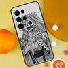 Horror Manga Style Phone Case For Samsung Galaxy S25 Ultra S24 S22 S21 Ultra S9 S10 S20 Plus S23 FE Funda Cover
