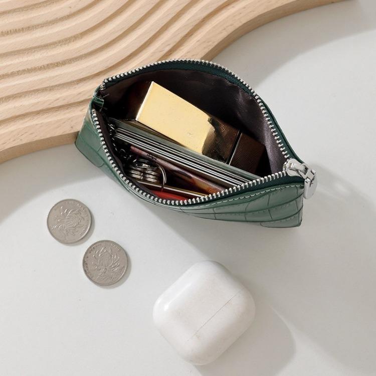 PU Leather Money Coin Purse New with Key Ring Waterproof Pocket Purse Zipper Large Capacity Credit Card Holder Women Wallet