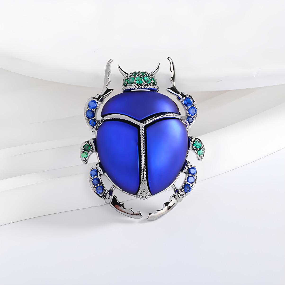 

Брошь в виде жука Креативная брошь в виде насекомого Нишевый дизайн Анти-светоотражающая булавка Аксессуары для костюмов