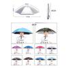 Portable Rain Umbrella Hat Foldable Outdoor Sun Shade Waterproof Camping Fishing Headwear Beach Head Hats Accessory