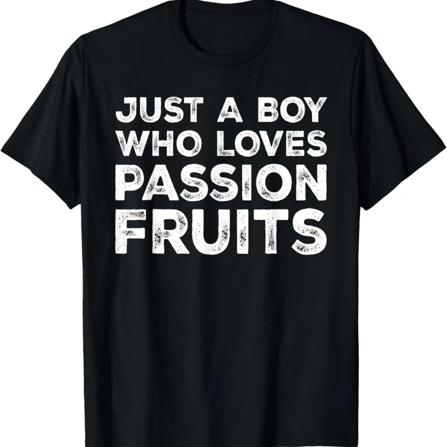 Просто мальчик, который любит маракуйю, футболка для любителя маракуйи XXXXXL