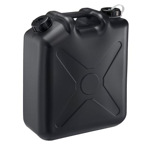 

Mizuho Kasei Flat Can, Nozzle, 20L, Black, 0207BK, Double-Ended, Colored Poly Tank