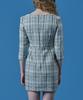 KOLEAT Tweed Vintage Square Neck Mini Dress [Ivory]