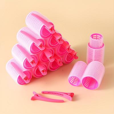 3pcs/Set Self-grip Hair Curling Iron Set, No Heat Hair Curler With Hair Clips, DIY Hair Styling Tools For All Hair Types