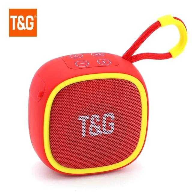 T&G Mini Wireless Powerful IPX4 Waterproof Bluetooth Speaker TWS Bluetooth 5.3 Sound Box HIFI Loudspeaker Support TF Card Radio