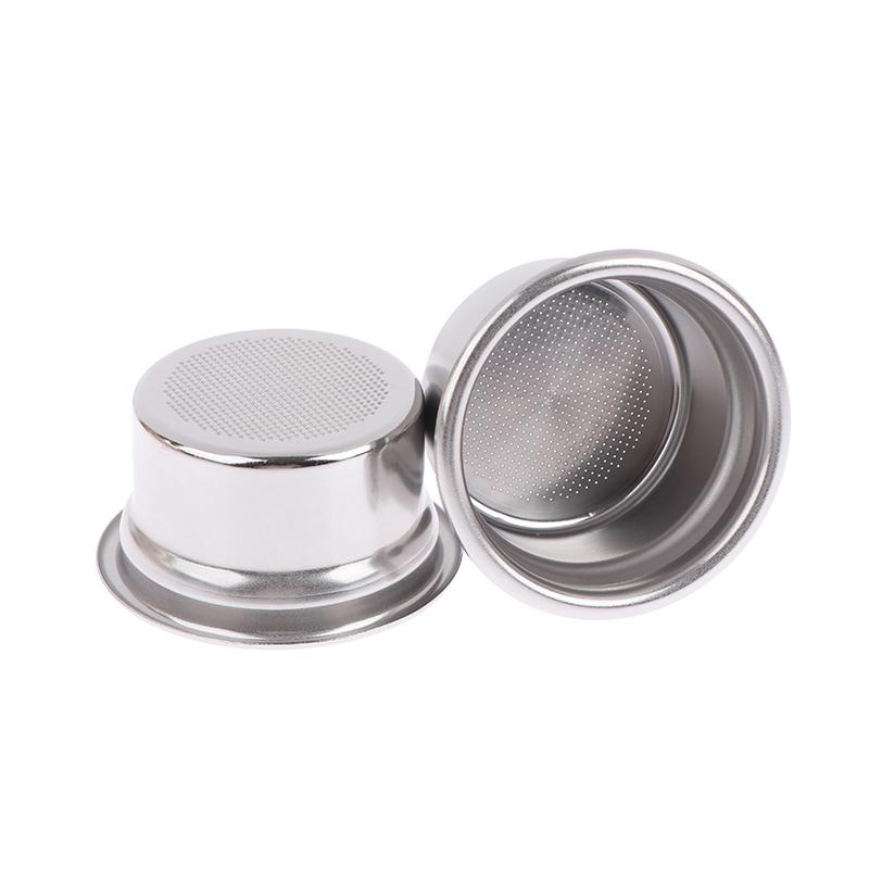 58mm Edelstahl Vier-Tassen-Pulverschale Kaffeemaschinen-Griff Filterkorb Wiederverwendbare Kaffeefilter