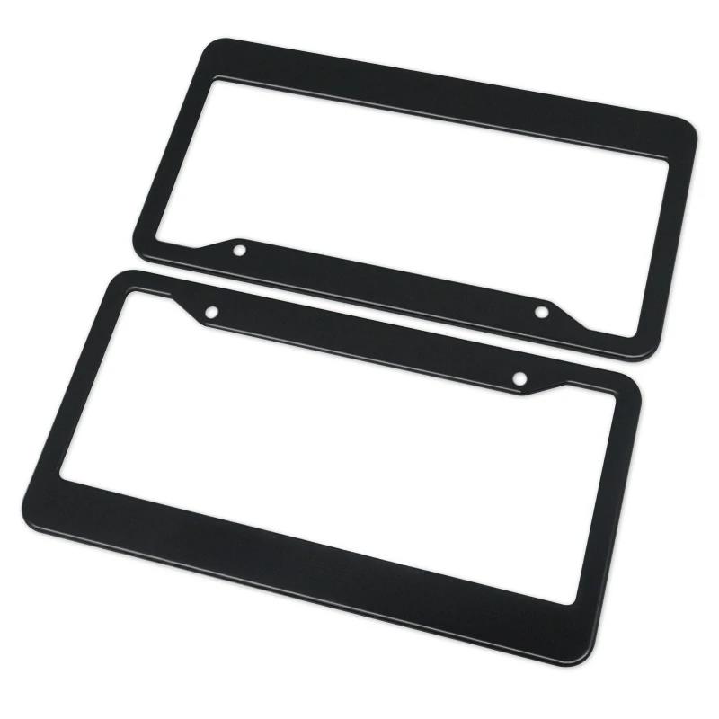 Us Standard License Plate Frame Multi-specification Thick Aluminum Alloy License Plate Frame Suitable for General Purpose Models License Plate Covers