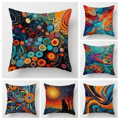 Modernes Dekokissen für Wohnzimmerdekoration Zierkissenbezug 45*45 40x40cm 60x60cm 45x45cm 50x50cm Abstraktes Sofa