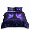 Bettbezug Lila Traum Schmetterling Rose Bettwäsche Digitaldruck Dreiteiliges Set Für Schlafzimmer