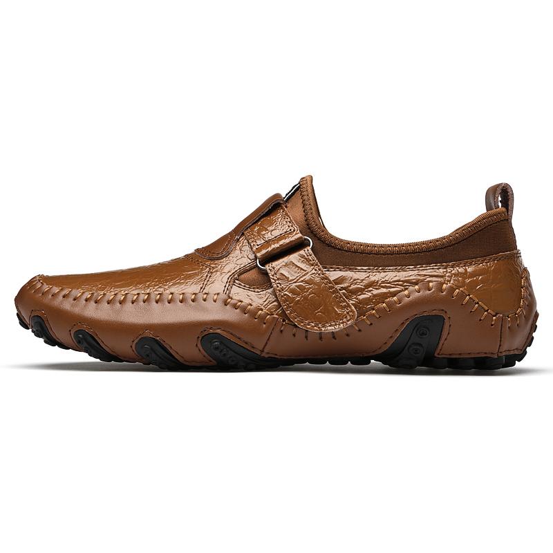 Luxury Men Leather Shoes Casual Boat Shoes Comfortable Soft High Quality Daily Golf Shoe For Men