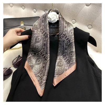 100% Natürlicher Echter Seidenschal Damen Bandana Quadratische Schals Wickeltuch Halstuch Maulbeere Frühlingsmode Luxus Sommer Strand Hijab