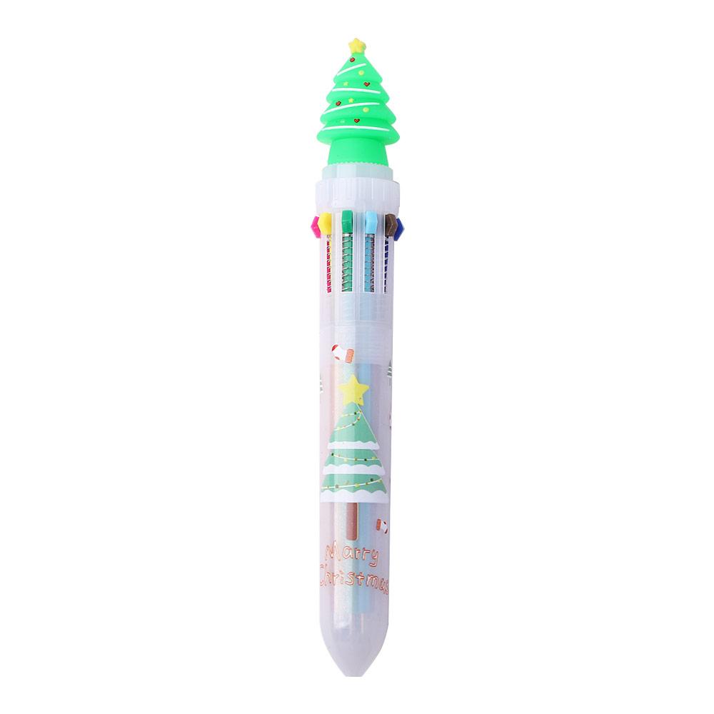 Snowman Santa Claus Office School Handwriting Oil Pen Stationery Xmas Ball Pen Christmas Ballpoint