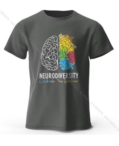Creative Thinking Maps printed T-shirts, super soft round neck short-sleeved T-shirts for men and women XXS