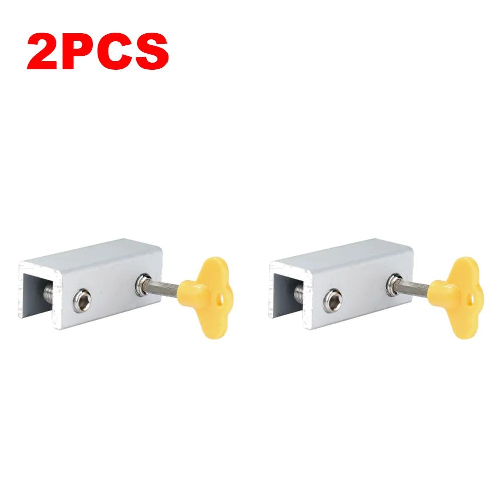 1-10Pcs Window Lock Security Lock Limit Sliding Door Windows Restrictor Child Safety Anti-theft Door Stopper Home Improvement