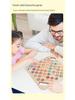 Wooden Flip-Over Chess: Parent-Child Interactive Game for Memory & Concentration Training