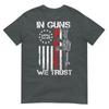 In Guns We Trust We The People Ar15 Usa Flag Pro Guns Tshirt
