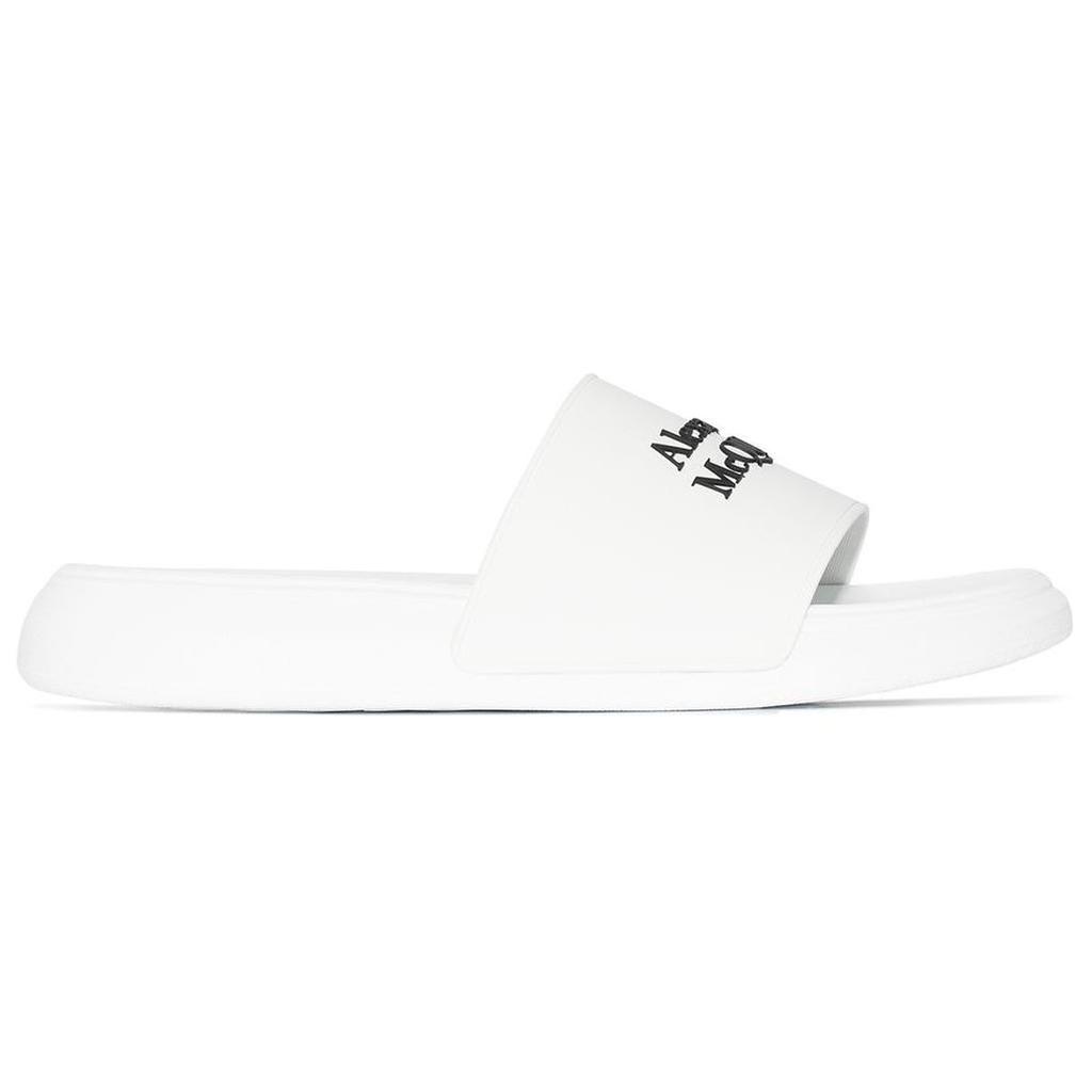 Alexander Mcqueen Pool Slide White Black Men's 663564W4RF09061