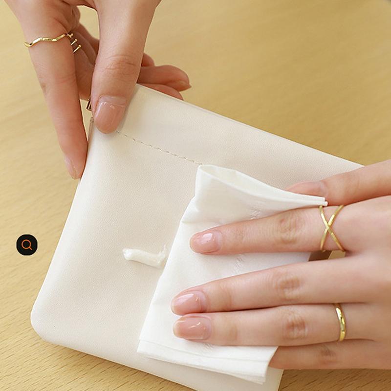 Large Lipstick Data Line Bluetooth Headset Storage Bag Makeup Bag Charger Key Self-Closing Shrapnel Bag Portable Cosmetic Case