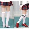 5PC Frühling Sommer Kinder Strümpfe Kinder Samt Kniestrümpfe Weiße Strümpfe für Mädchen Schulsocken Strümpfe Dicke Oberschenkel