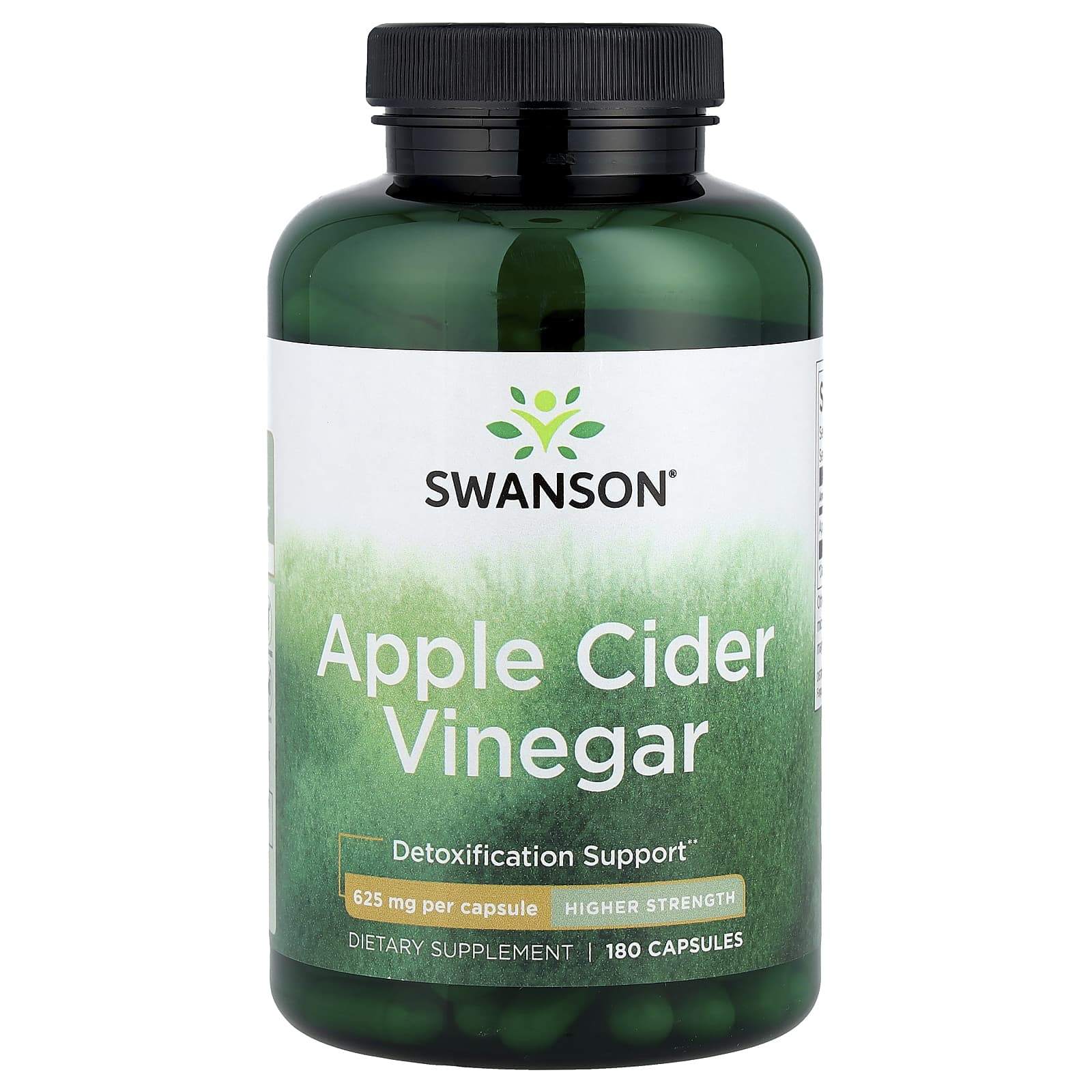 

Apple Cider Vinegar, High Strength, 625Mg, 180 Capsules