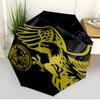 Club America Print Automatic Open Close Umbrella, Portable Foldable Umbrella, for Outdoor Commute Camping Trip, Ideal Birthday Gift