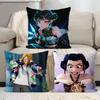 Demon Hunters ZOEY Pillowcase 45x45cm Cute Pillowcase Living Room Sofa Cushion Cover Bedroom Home Decoration Children's Gift