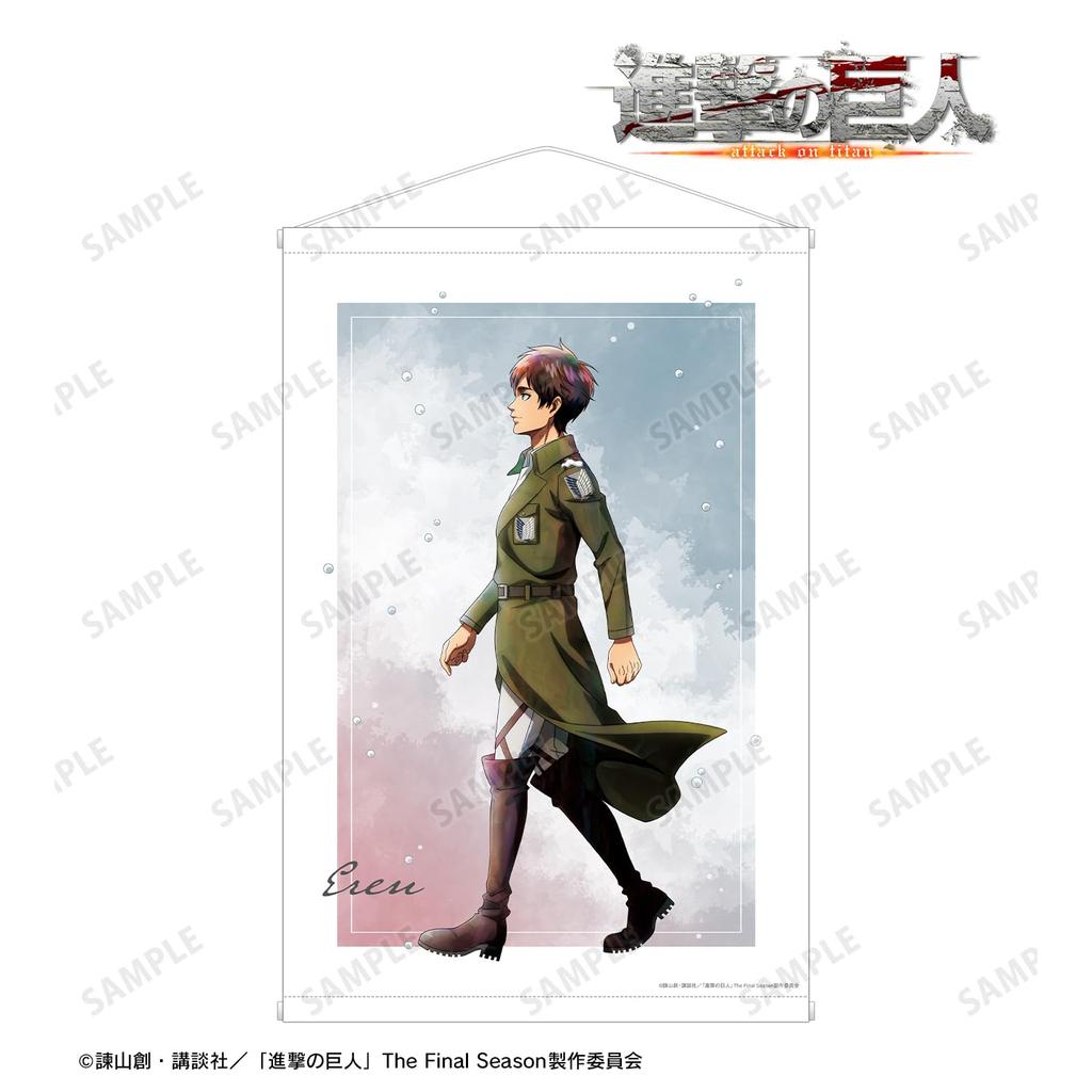 Attack On Titan Original Illustration Eren Winter Walk B2 Tapestry Ver.