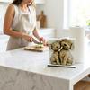 Wooden Cartoon Napkin Holder, Open Design Cute Animal Shapes, Non-Slip Base Durable Countertop Organizer for Kitchen Dining Table
