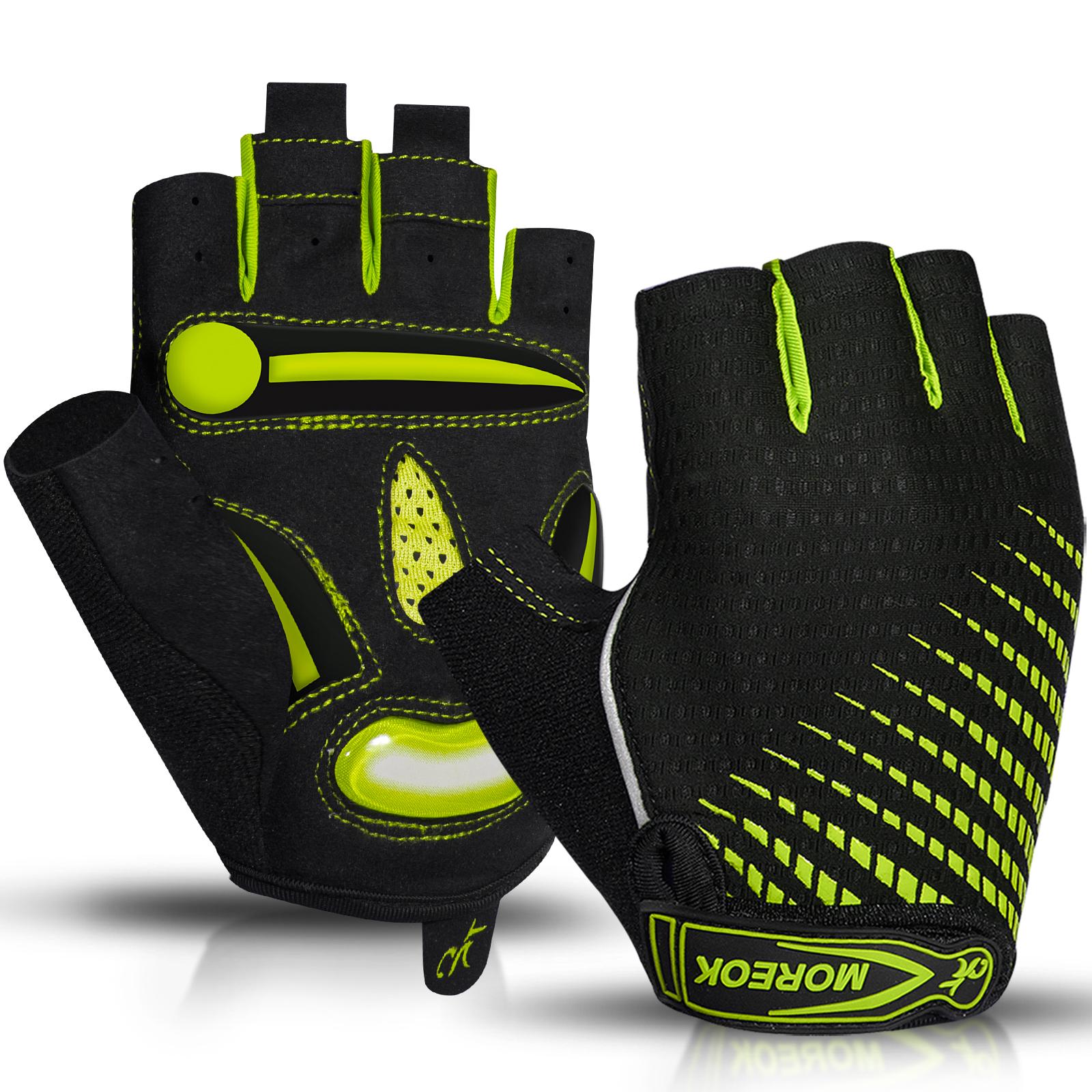 

MOREOK Bike Gloves 5MM Liquid Gel Pad Велосипедні рукавички Протиударні рукавички для гірського велосипеда DH Велосипедні рукавички для шосейних велосипедів для чоловіків і жінок XL