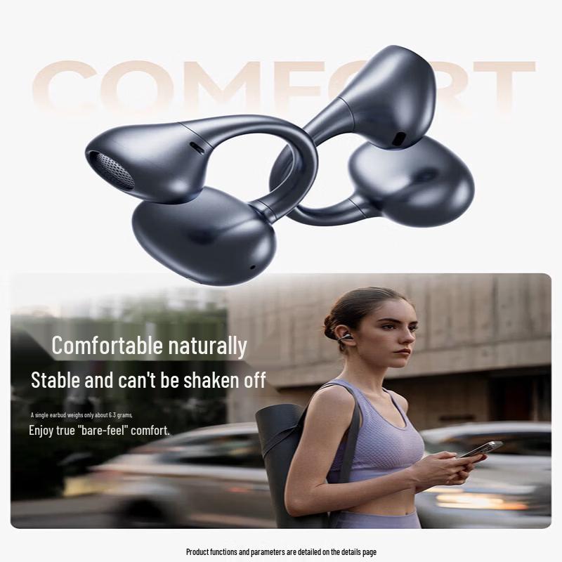 SANAG ANC Clip-On Bluetooth Earbuds