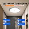 Motion Sensor LED Ceiling Light, Human Body/Radar Sensor, 18W/24W 6500K White for Hallway Stairway Bathroom Garage