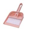 Plastic Mini Desktop Sweep Cleaning Brush Small Broom Dustpan Set Desktop Cleaning Set Nordic Pink