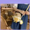 Childrens Cartoon Chicken Crossbody Bag With Durable Nylon Material For Girls School Use