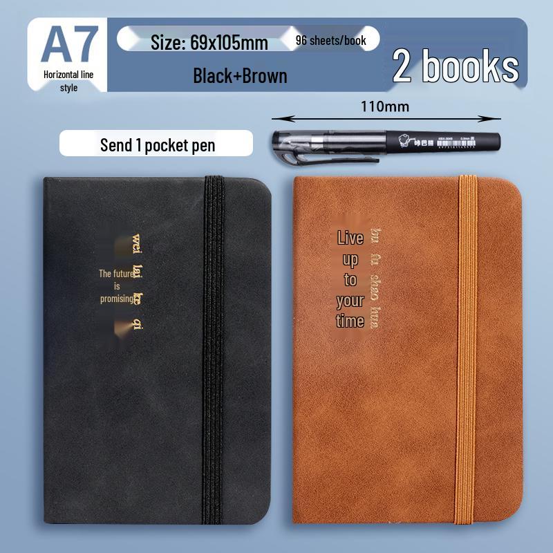 A7 Mini Pocket Notebook - Portable, Simple Style, High Value Memo Pad