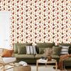 Turkey Wallpaper in White, Cream, Beige and Orange for Living Room and Bedroom 50x1000