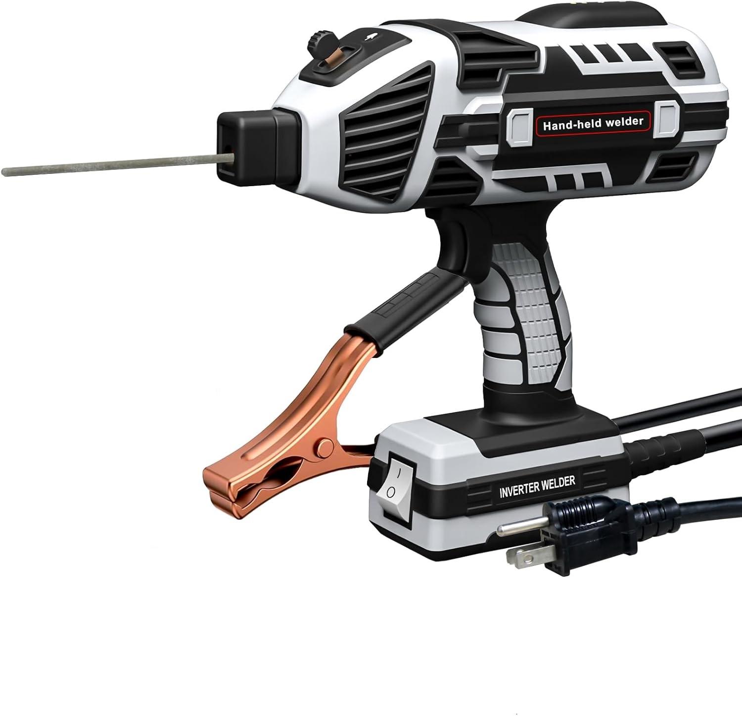 

Ручной сварочный аппарат 4600 Вт, 110 В/220 В ± 15%, бытовой электрический аппарат для дуговой сварки, портативный автоматический цифровой интеллектуальный инструмент серый