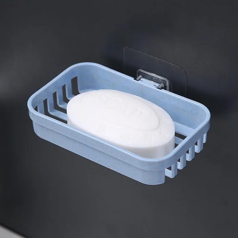 Creative Drain Rack Wall Hanging Multifunctional Soap Box High Quality PP Soap Rack Soap Container Punch-free Athroom Rack