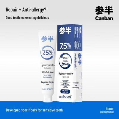 Cansban Oralshark Hydroxyapatite Toothpaste, Manlong Sweet Osmanthus